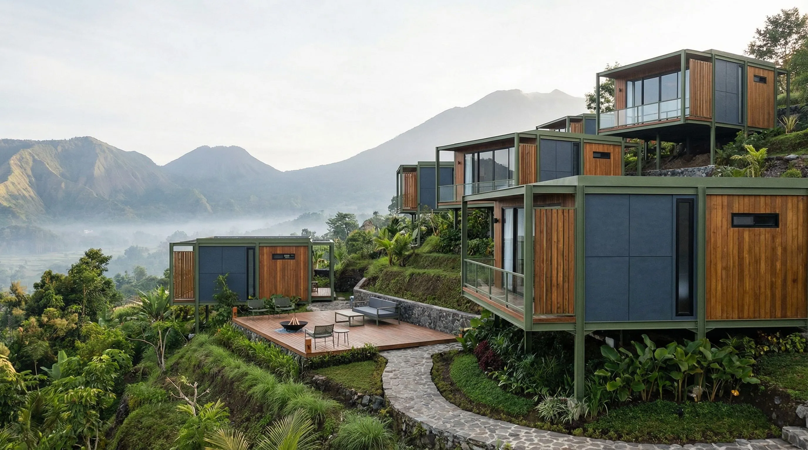 Konstruksi Modular Lombok: Bangun Glamping Sembalun Lebih Cepat