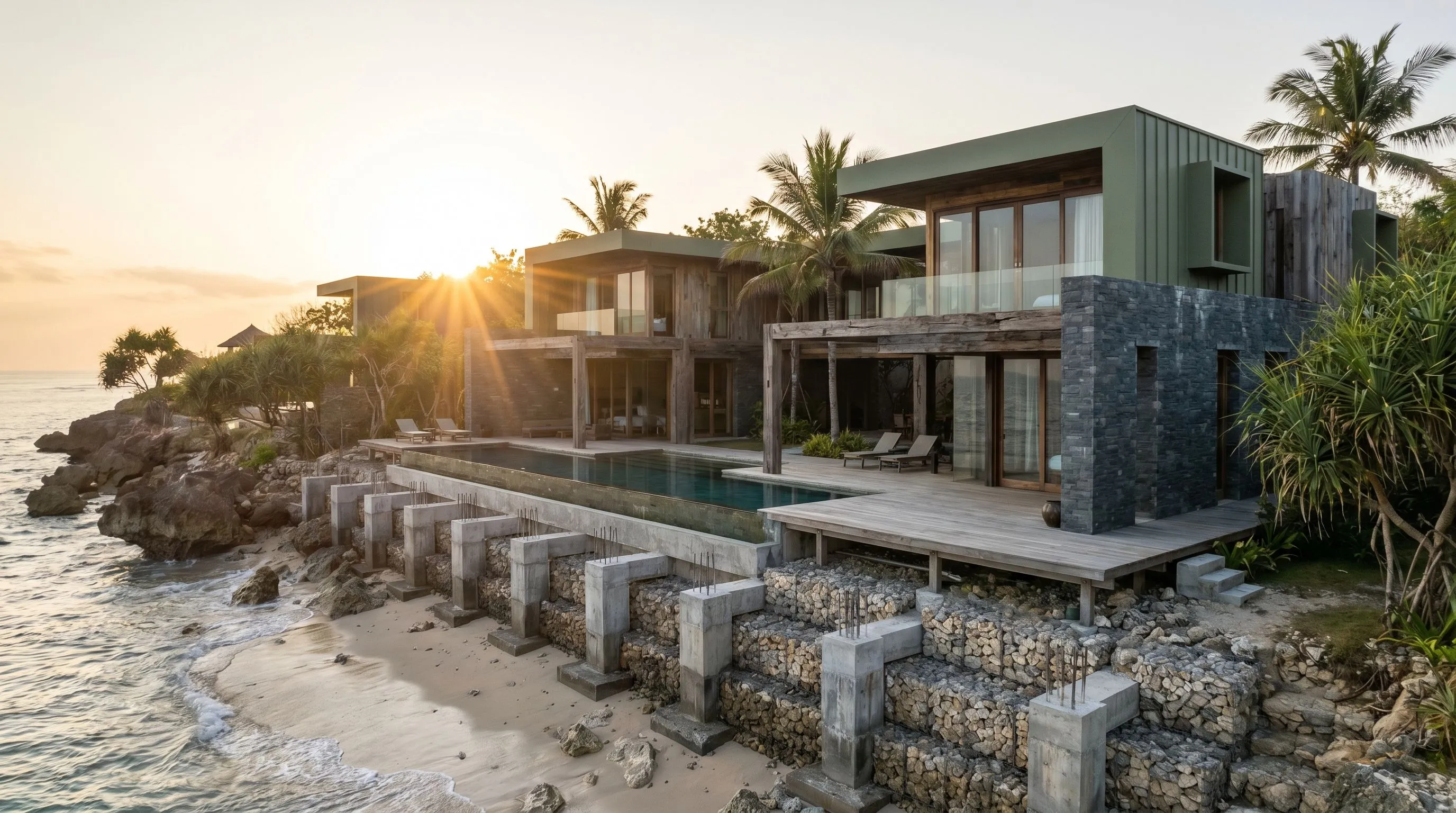 Bangun Villa Senggigi: 7 Teknik Pondasi Tepi Pantai [Update]