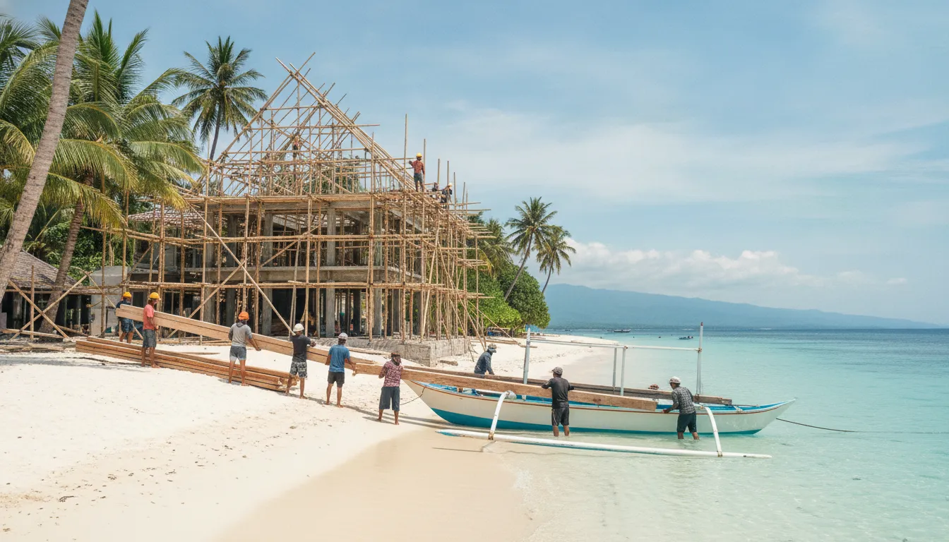 Bangun di Gili Lombok: Solusi Logistik Material & Struktur